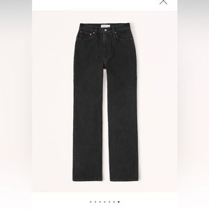 Abercrombie and Fitch Curve Love High Rise 90s Relaxed Jeans